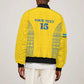 Rwanda Football Custom Bomber Jacket Stand With Amavubi - Yellow - African Pride