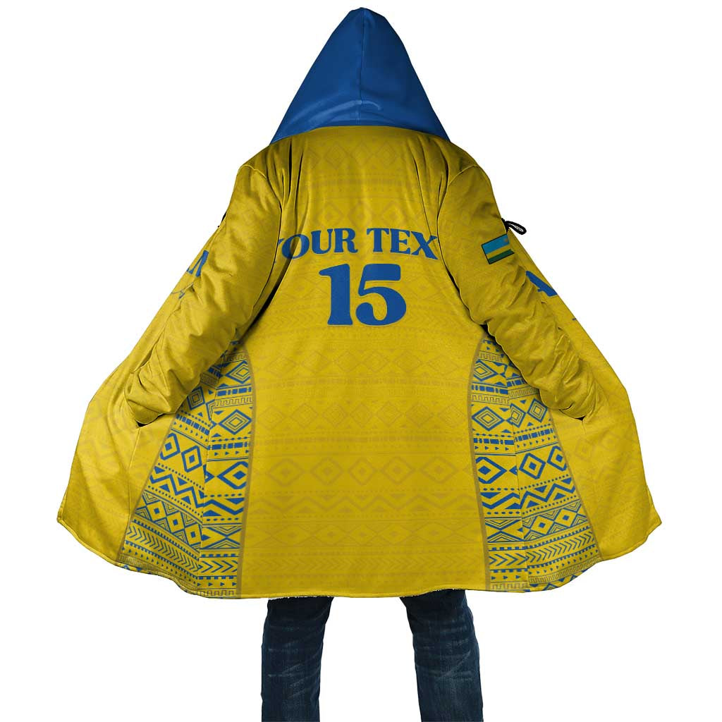 Rwanda Football Custom Cloak Stand With Amavubi - Yellow by African Pride