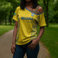 Rwanda Football Custom Cross Shoulder Shirt Stand With Amavubi - Yellow - African Pride