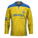 Rwanda Football Custom Hockey Jersey Stand With Amavubi - Yellow - African Pride