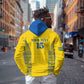 Rwanda Football Custom Hoodie Stand With Amavubi - Yellow - African Pride