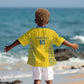Rwanda Football Custom Kid Hawaiian Shirt Stand With Amavubi - Yellow LT15