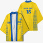 Rwanda Football Custom Kimono Stand With Amavubi - Yellow - African Pride