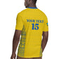 Rwanda Football Custom Rugby Jersey Stand With Amavubi - Yellow LT15
