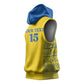 Rwanda Football Custom Sleeveless Hoodie Stand With Amavubi - Yellow - African Pride