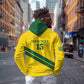 Custom Rwanda Football Hoodie Pride Of Rwanda - Yellow - African Pride