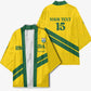 Custom Rwanda Football Kimono Pride Of Rwanda - Yellow - African Pride