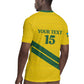 Custom Rwanda Football Rugby Jersey Pride Of Rwanda - Yellow LT15