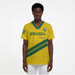 Custom Rwanda Football Scrub Top Pride Of Rwanda - Yellow - African Pride