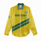 Custom Rwanda Football Women Casual Shirt Pride Of Rwanda - Yellow - African Pride