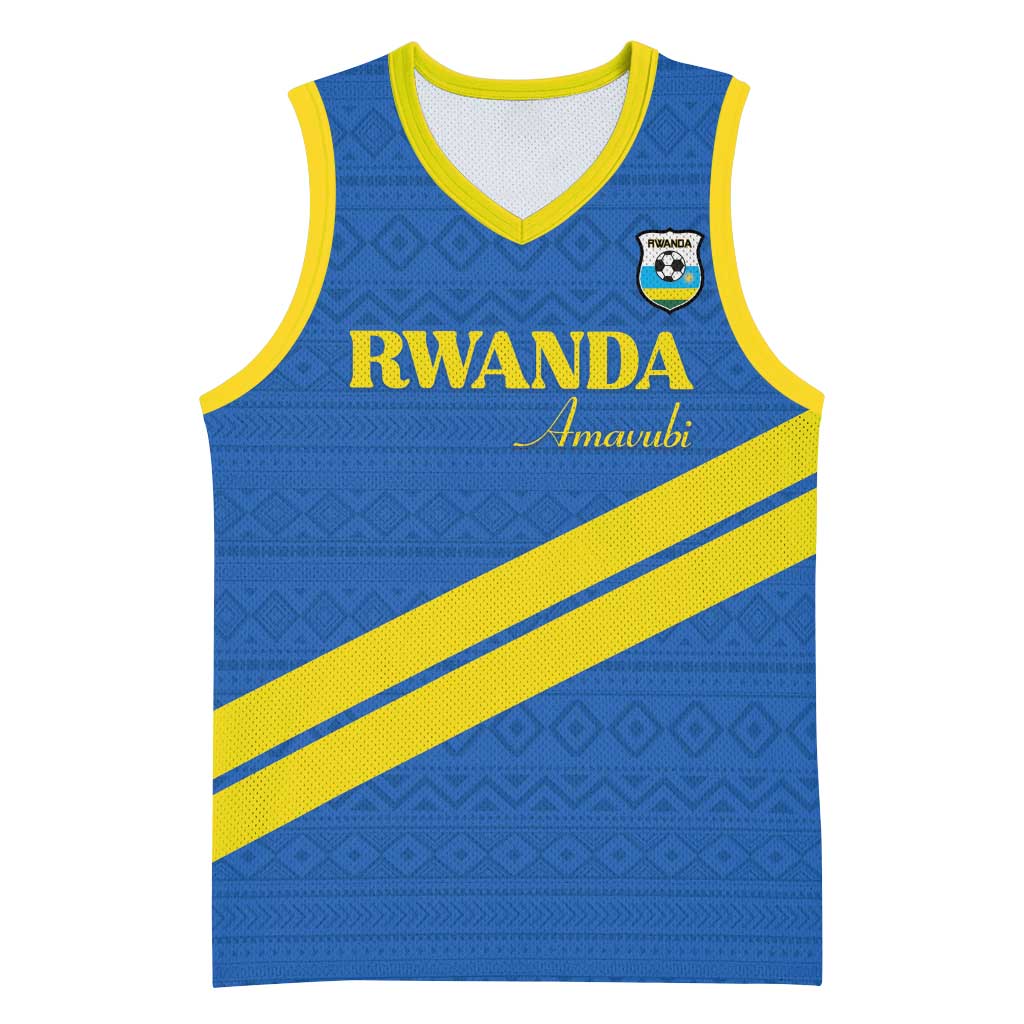 Custom Rwanda Football Basketball Jersey Pride Of Rwanda - Blue by ...