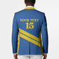Custom Rwanda Football Blazer Pride Of Rwanda - Blue - African Pride
