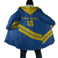 Custom Rwanda Football Cloak Pride Of Rwanda - Blue - African Pride