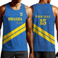 Custom Rwanda Football Men Tank Top Pride Of Rwanda - Blue - African Pride