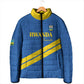 Custom Rwanda Football Padded Jacket Pride Of Rwanda - Blue - African Pride