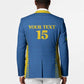 Rwanda Football Custom Blazer Stand With Amavubi - Blue - African Pride