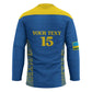 Rwanda Football Custom Hockey Jersey Stand With Amavubi - Blue - African Pride