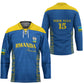 Rwanda Football Custom Hockey Jersey Stand With Amavubi - Blue - African Pride