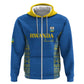 Rwanda Football Custom Hoodie Stand With Amavubi - Blue - African Pride