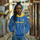 Rwanda Football Custom Hoodie Stand With Amavubi - Blue - African Pride