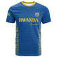 Rwanda Football Custom T shirt Stand With Amavubi - Blue LT15