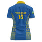 Rwanda Football Custom Women Polo Shirt Stand With Amavubi - Blue LT15