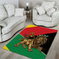 Ethiopia Lion of Judah Area Rug Ethiopia Empire 1270-1974