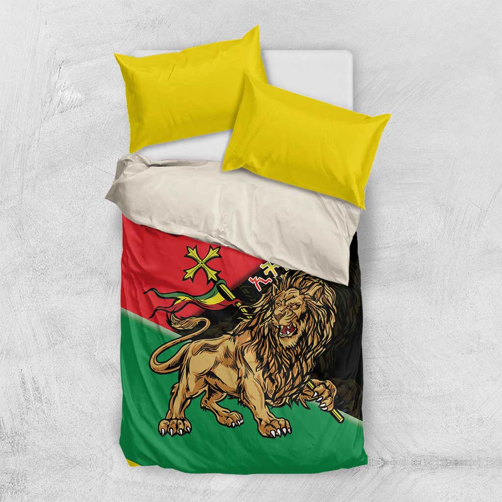 Ethiopia Lion of Judah Bedding Set Ethiopia Empire 1270-1974