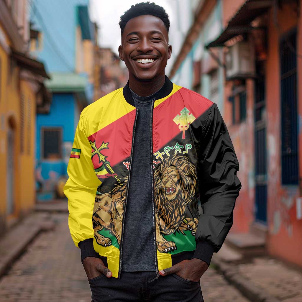 Ethiopia Lion of Judah Bomber Jacket Ethiopia Empire 1270-1974