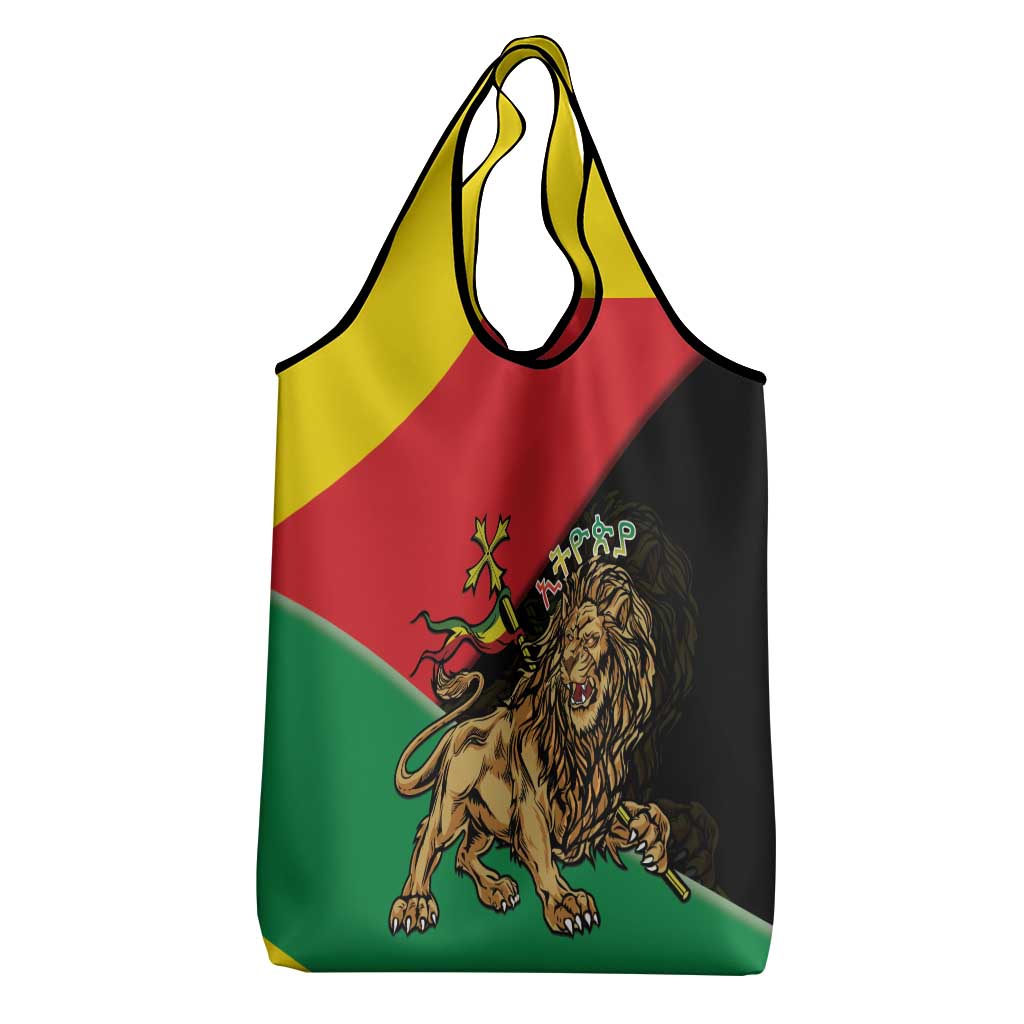 Ethiopia Lion of Judah Grocery Bag Ethiopia Empire 1270-1974