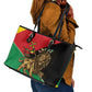 Ethiopia Lion of Judah Leather Tote Bag Ethiopia Empire 1270-1974