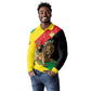 Ethiopia Lion of Judah Long Sleeve Polo Shirt Ethiopia Empire 1270-1974