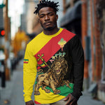 Ethiopia Lion of Judah Long Sleeve Shirt Ethiopia Empire 1270-1974