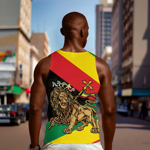 Ethiopia Lion of Judah Men Tank Top Ethiopia Empire 1270-1974