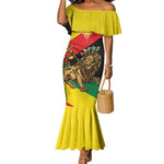 Ethiopia Lion of Judah Mermaid Dress Ethiopia Empire 1270-1974