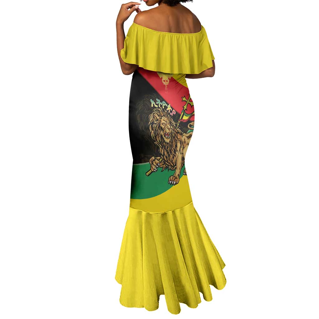 Ethiopia Lion of Judah Mermaid Dress Ethiopia Empire 1270-1974