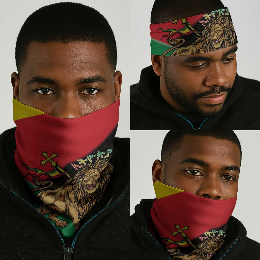 Ethiopia Lion of Judah Neck Gaiter Ethiopia Empire 1270-1974 LT15