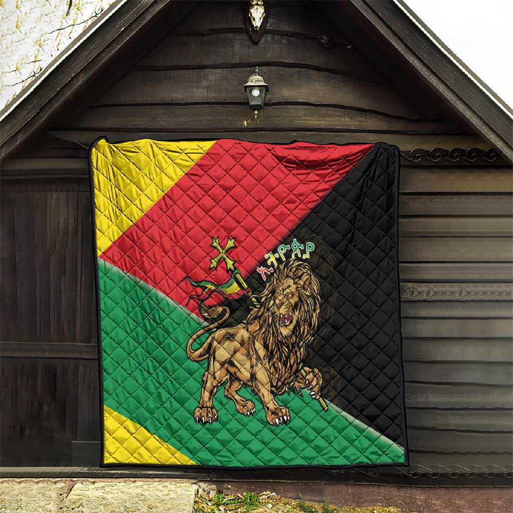 Ethiopia Lion of Judah Quilt Ethiopia Empire 1270-1974