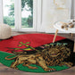 Ethiopia Lion of Judah Round Carpet Ethiopia Empire 1270-1974