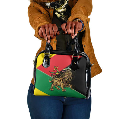 Ethiopia Lion of Judah Shoulder Handbag Ethiopia Empire 1270-1974