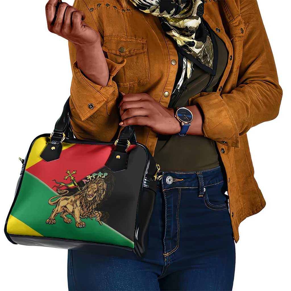 Ethiopia Lion of Judah Shoulder Handbag Ethiopia Empire 1270-1974