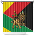 Ethiopia Lion of Judah Shower Curtain Ethiopia Empire 1270-1974