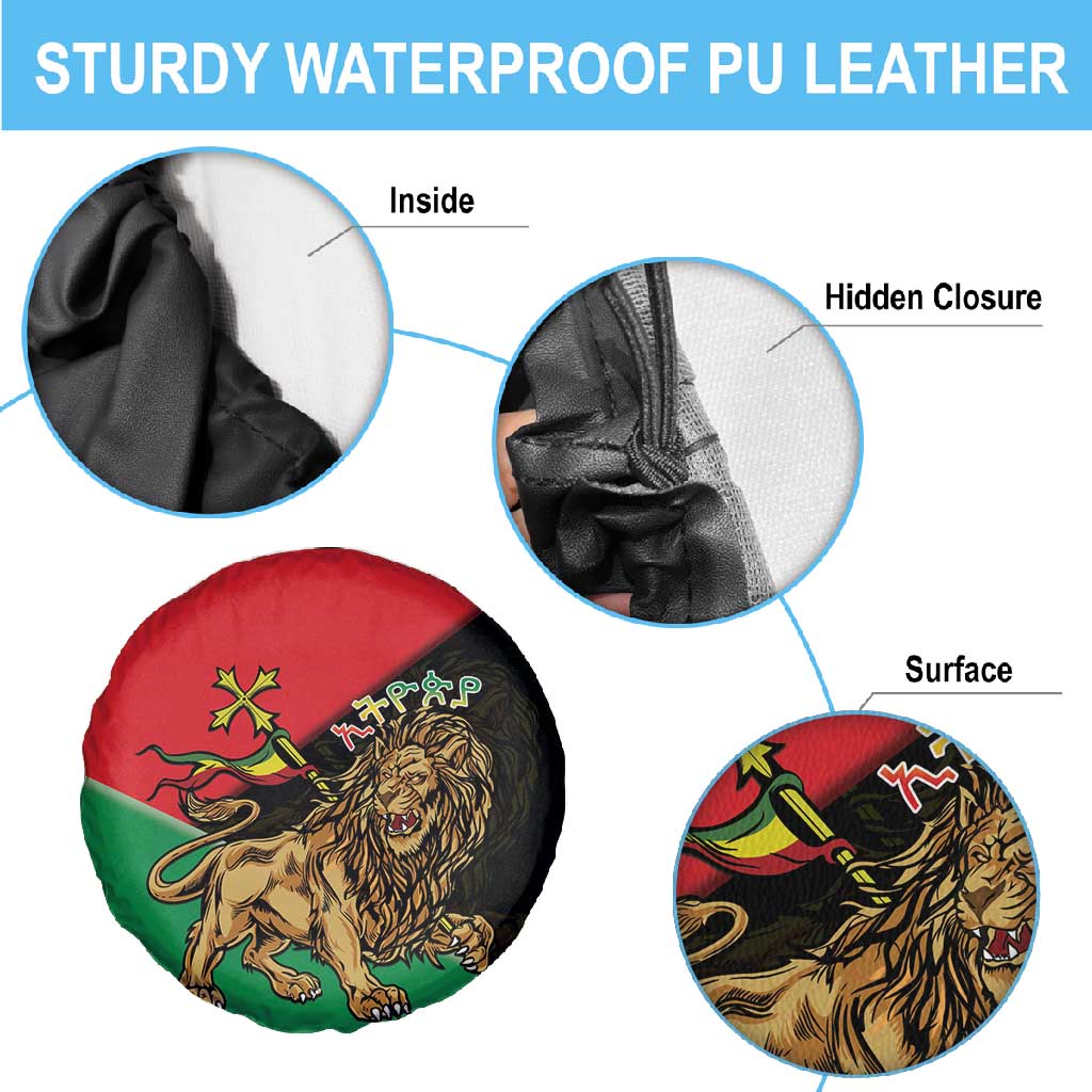 Ethiopia Lion of Judah Spare Tire Cover Ethiopia Empire 1270-1974