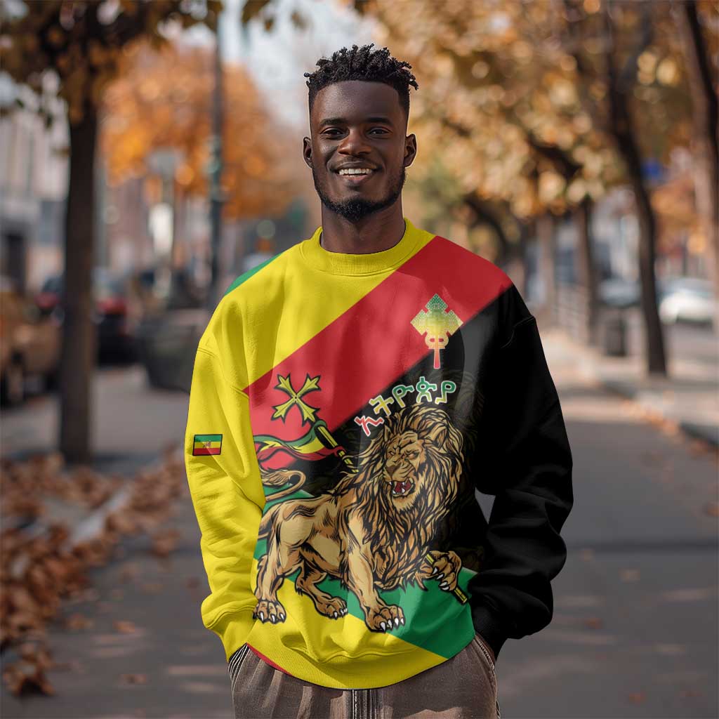 Ethiopia Lion of Judah Sweatshirt Ethiopia Empire 1270-1974