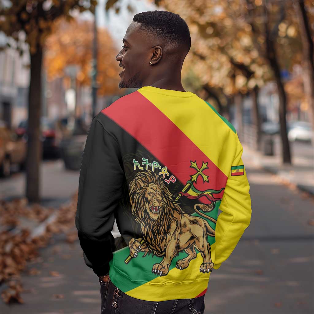 Ethiopia Lion of Judah Sweatshirt Ethiopia Empire 1270-1974
