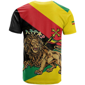 Ethiopia Lion of Judah T shirt Ethiopia Empire 1270-1974