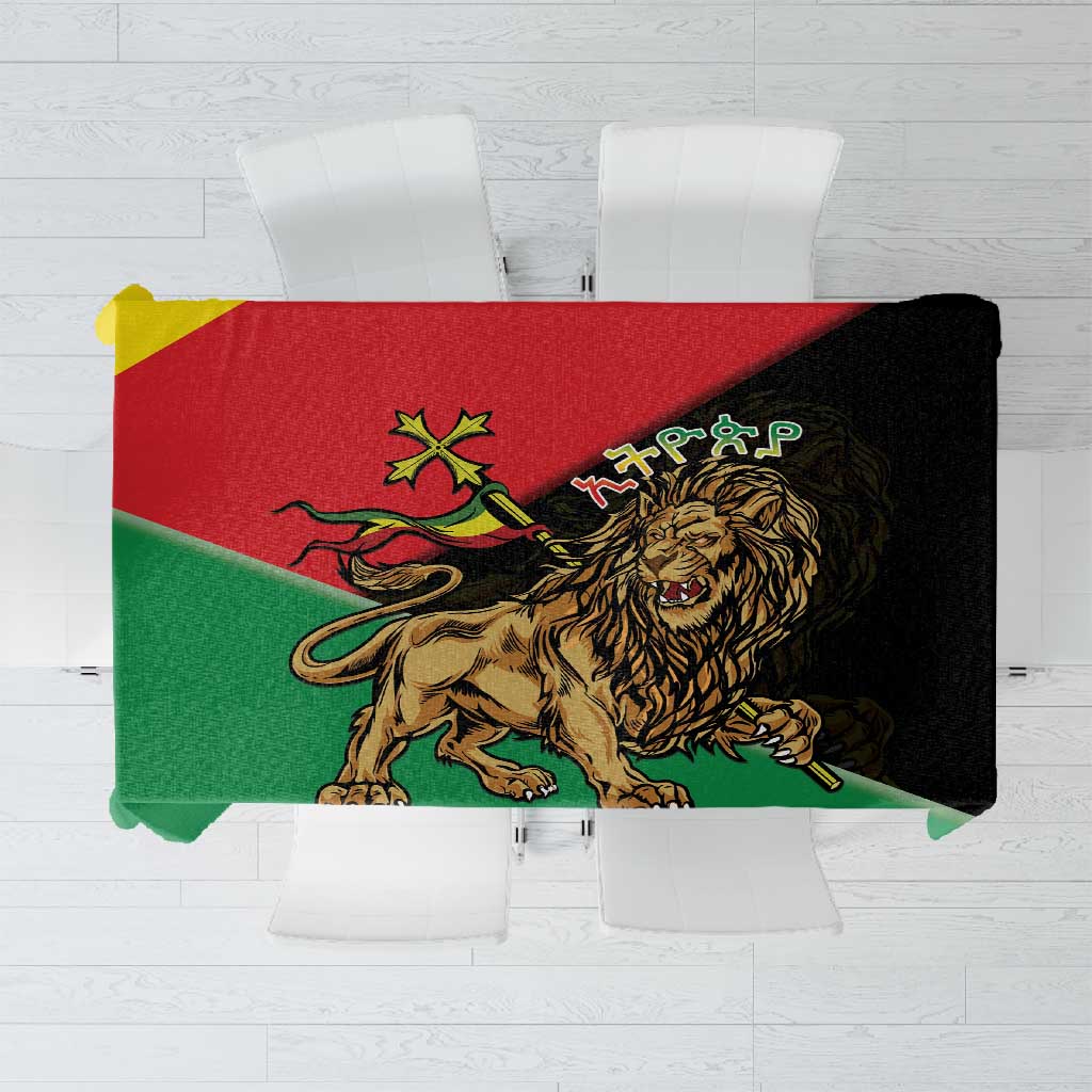 Ethiopia Lion of Judah Tablecloth Ethiopia Empire 1270-1974