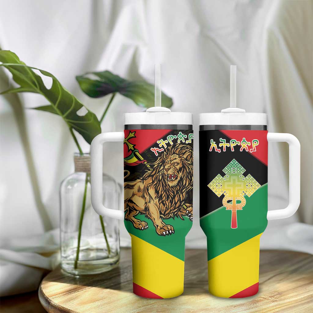 Ethiopia Lion of Judah Tumbler With Handle Ethiopia Empire 1270-1974