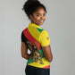 Ethiopia Lion of Judah Women Polo Shirt Ethiopia Empire 1270-1974