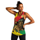 Ethiopia Lion of Judah Women Racerback Tank Ethiopia Empire 1270-1974